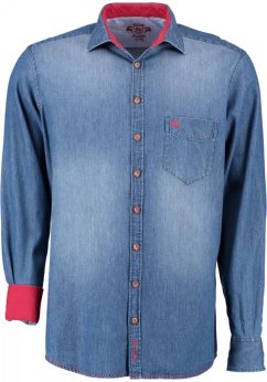 Orbis Trachten - pánská košile Slim Fit jeans 3453