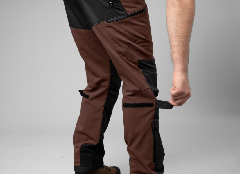 HÄRKILA  - Ragnar kalhoty pánské Burgundy/Black