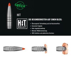 Kulový náboj RWS 7x64 Hit 9,1 g / 140 gr