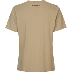 HÄRKILA - Stag Badge triko dámské Sand