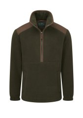 ALAN PAINE - Aylsham half zip fleece mikina pánská Green