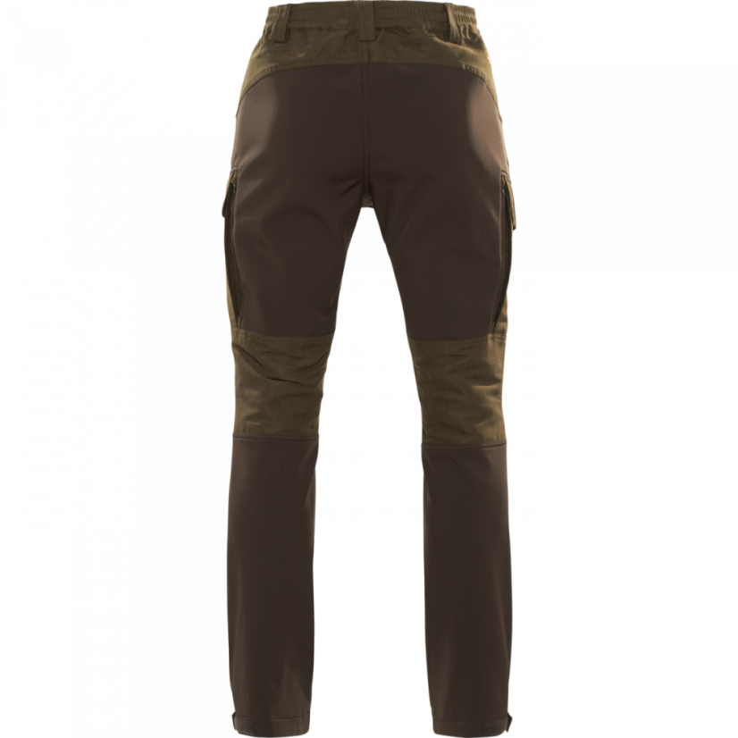 HÄRKILA - Scandinavian kalhoty pánské Willow green-Deep brown