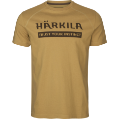 HÄRKILA  - LOGO triko 2-pack Antique Sand/Dark olive