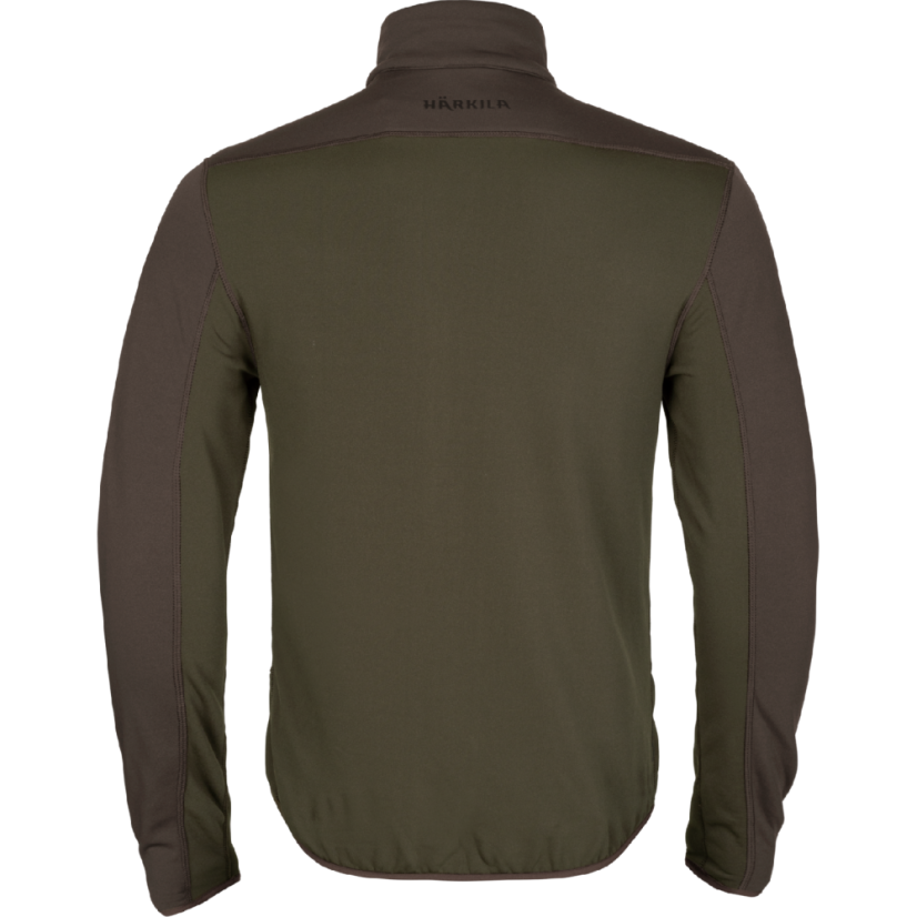 HÄRKILA - Olaf fleece mikina pánská Willow green-Shadow grey