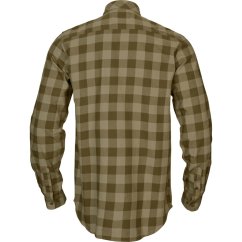HÄRKILA - Scandinavian košile pánská Dark olive check