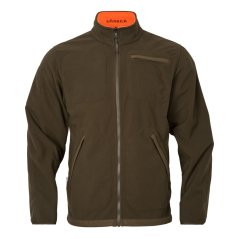HÄRKILA  - Kamko Blaze fleece oboustranná bunda pánská Orange blaze-Willow green