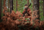 HÄRKILA - Forest Hunter GTX Camo Long bunda pánská  AXIS MSP®Autumn orange