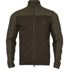 HÄRKILA - Olaf fleece mikina pánská Shadow brown-Forest night