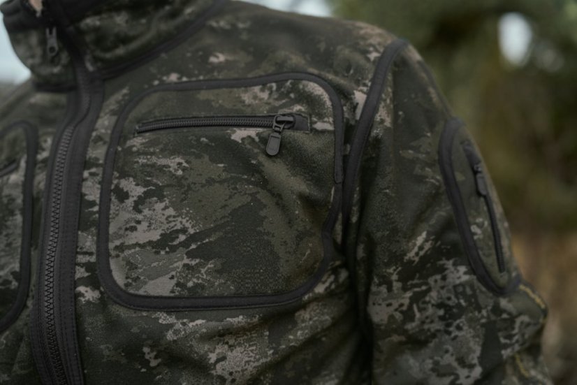 HÄRKILA - Kamko Noctyx WSP oboustranná fleece bunda pánská AXIS MSP®Black-Willow green