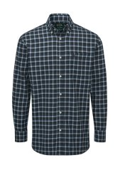 ALAN PAINE - Ilkley flanelová košile pánská Brown-blue