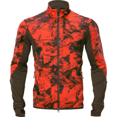 HÄRKILA - Wildboar Pro camo fleece bunda pánská AXIS MSP® orange-Shadow brown
