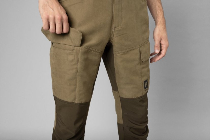 HÄRKILA  - Scandinavian kalhoty pánské Dark antique bronze-Willow green