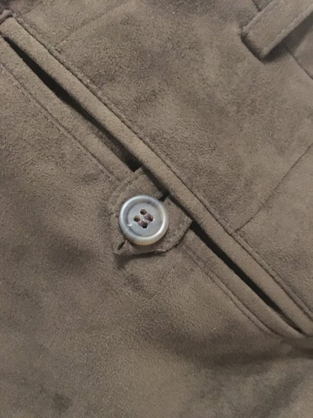 FORESTER - Kalhoty společenské pánské hnědé