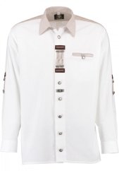ORBIS - bílá pánská košile Comfort Fit, zkrac. rukáv (1011)