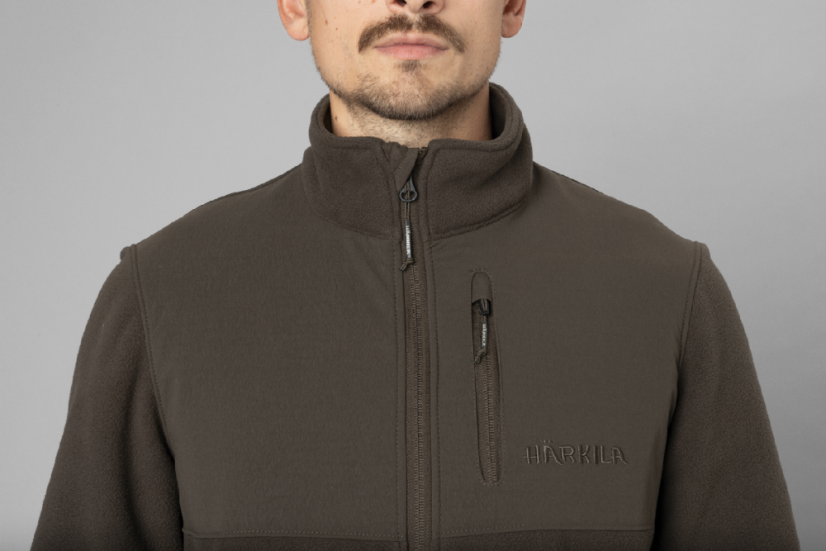 HÄRKILA - Fjell fleece mikina pánská Shadow brown