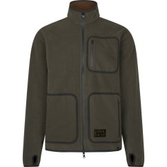 Seeland - Rogue Solid oboustranná fleece mikina pánská Grizzly brown-Demitasse brown