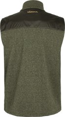 HÄRKILA - Kalix fleece vesta pánská Willow green-Shadow brown