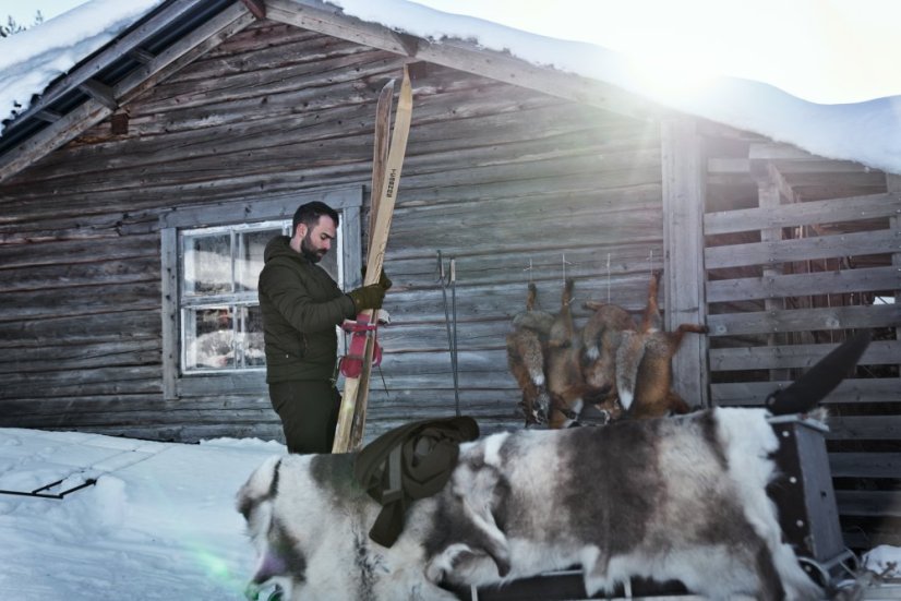 HÄRKILA - Logmar zateplená bunda s kapucí pánská