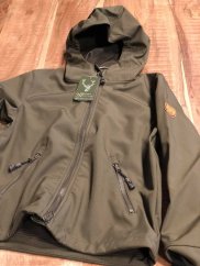 HUBERTUS - Dětská Soft Shell bunda barva Oliv