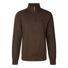 Seeland - Pine half zip svetr pánský Dark brown