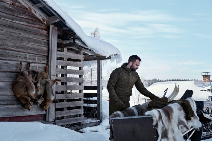 HÄRKILA - Logmar zateplená bunda s kapucí pánská