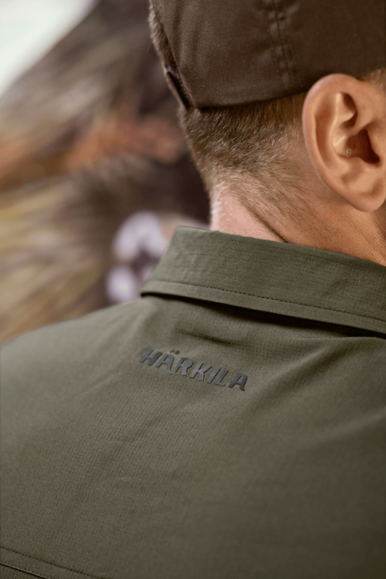 HÄRKILA - Trek košile s krátkým rukávem pánská Greap leaf