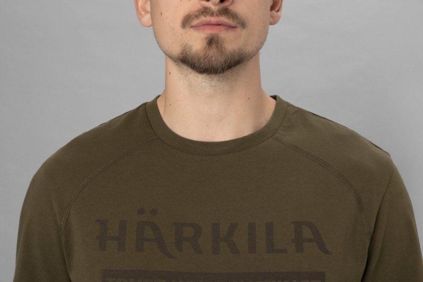 HÄRKILA - Logo triko pánské Willow green