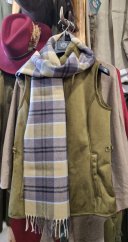 ALAN PAINE - Tarvie vlněná šála Mustard