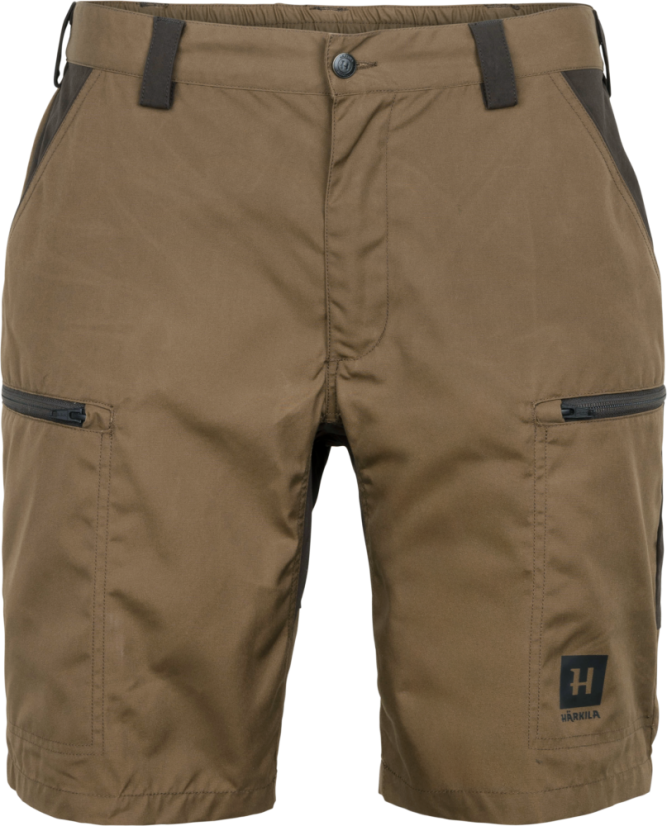 HÄRKILA - Fjell kraťasy pánské Dark earth-Shadow brown