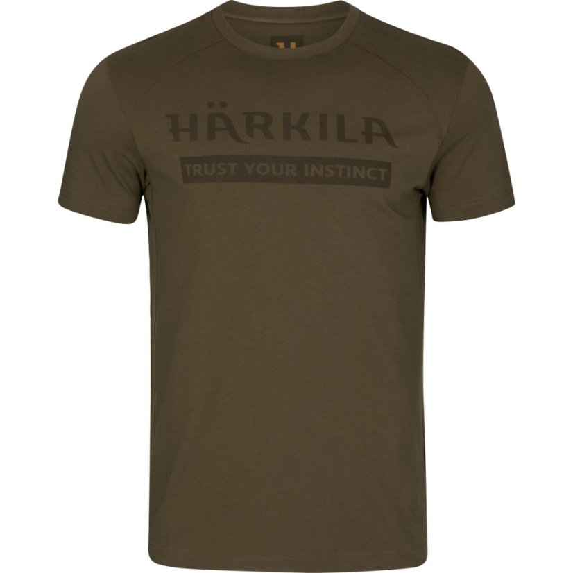 HÄRKILA - Logo triko pánské Willow green
