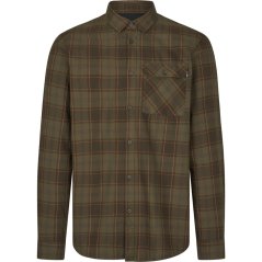 Seeland - Glen flanelová košile pánská Pine green-Dark navy check