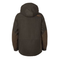 HÄRKILA - Kodiak CleverWool HSP zateplená bunda pánská Dark hunting green-Shadow brown