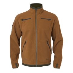 HÄRKILA  - Kamko fleece oboustranná bunda pánská Forest night-Rustique clay