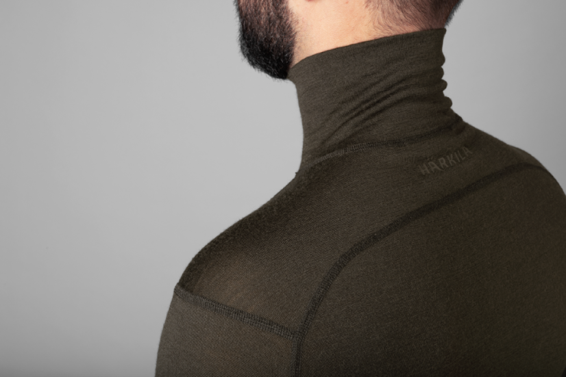 HÄRKILA  - Base All Season half zip podvlekové prádlo Shadow brown