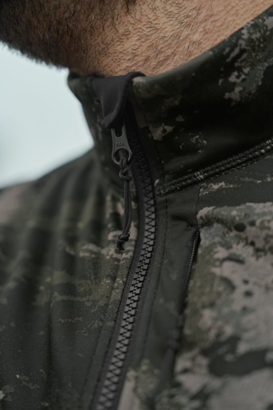 HÄRKILA - Noctyx camo full zip fleece bunda pánská AXIS MSP®Black