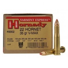 naboj kulovy hornady varmint express 22 hornet 35gr v max