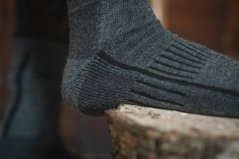 Seeland - Field Heavy Merino ponožky pánské Grey melange-Black
