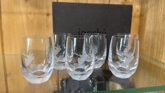 Brusírna Janský - ručně broušené sklenice z českého křišťálu na pálenku Jelen set