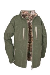 HUBERTUS - Pirsch oboustranná fleece bunda pánská hnědá-camo