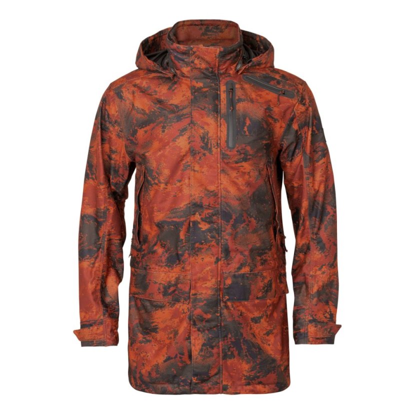 HÄRKILA - Forest Hunter GTX Camo Long bunda pánská  AXIS MSP®Autumn orange