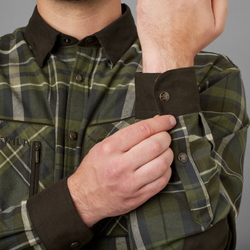 HÄRKILA  - Pajala košile pánská Olive Check