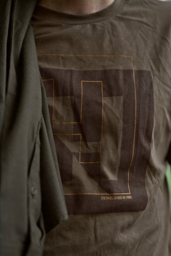 HÄRKILA - H-logo triko pánské Major brown