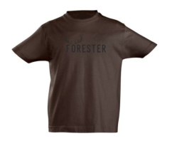 FORESTER - tričko dětské hnědé
