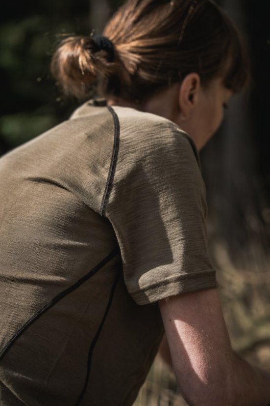 Seeland - Apex Aia Merino funkční triko s krátkým rukávem dámské Covert green