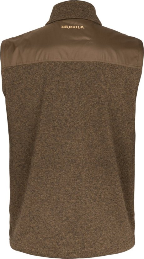 HÄRKILA - Kalix fleece vesta pánská Dark earth