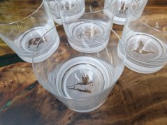 Brusírna Janský - ručně pískované sklenice z českého křišťálu na whisky set