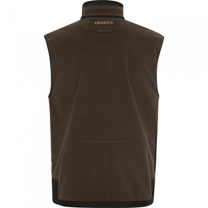 HÄRKILA - KAMKO fleece vesta pánská Brown-red