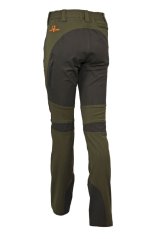 HUBERTUS - kalhoty dámské Stretch zeleno-hnědé