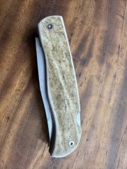 Lovecký nůž zavírací s pilkou VG-10 s parožím