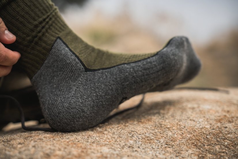 Seeland - Field ponožky 3pack pánské Pine green-Dark grey